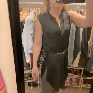 Joie silky tunic button down